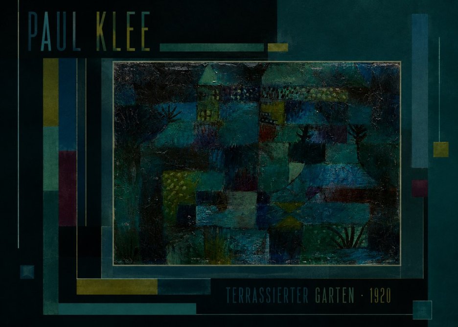 Paul Klee Terrassierter Garten No2 - Juliste