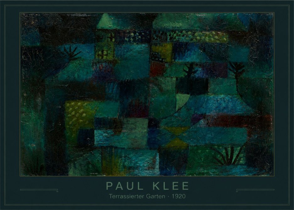 Paul Klee Terrassierter Garten No3 - Juliste