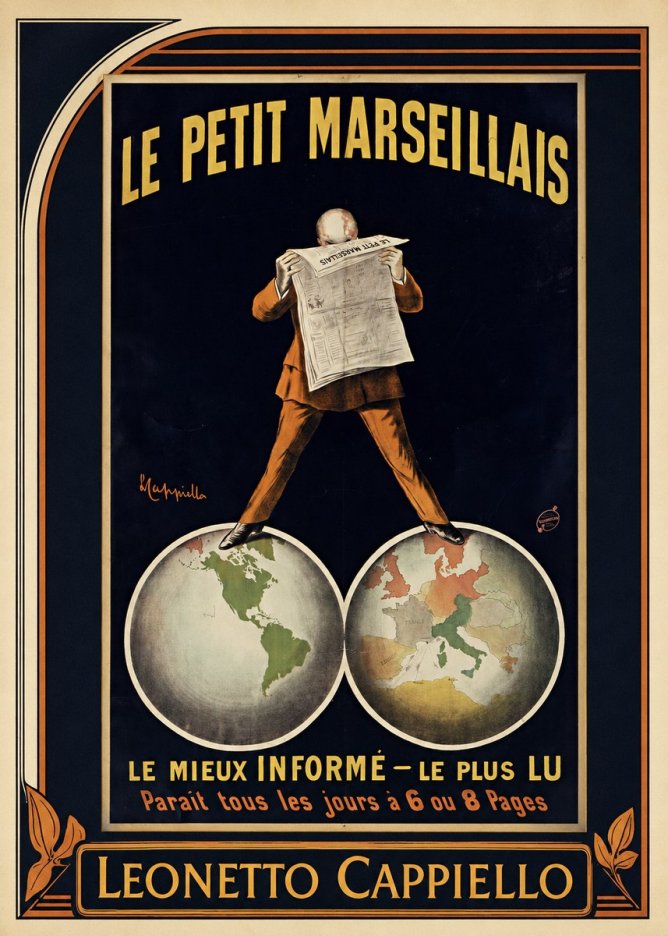 Leonetto Cappiello Le Petit Marseillais No1 - Juliste