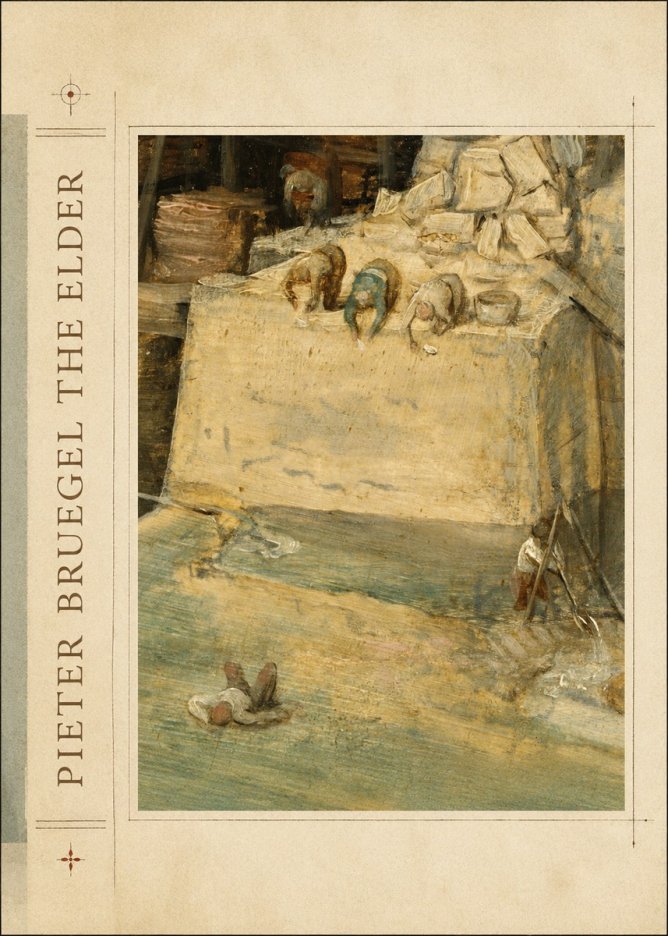 Pieter Bruegel Figures on the Embankment No2 - Juliste