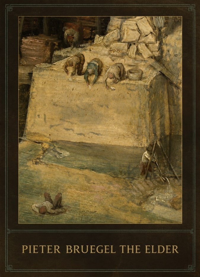Pieter Bruegel Figures on the Embankment No3 - Juliste