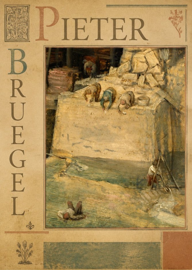 Pieter Bruegel Figures on the Embankment No6 - Juliste