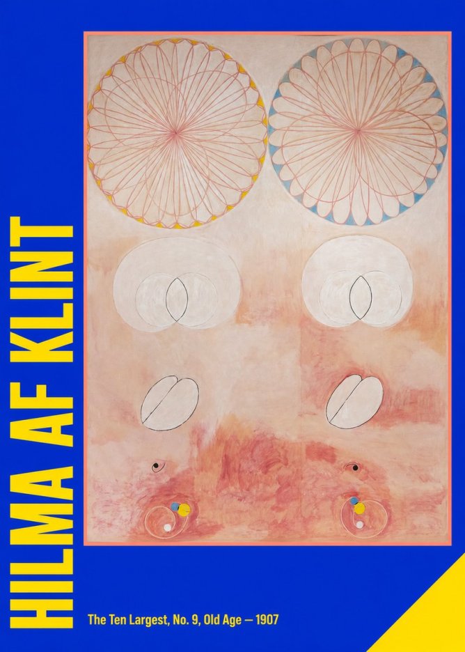 Hilma af Klint The Ten Largest, No. 9, Old Age – 1907 No2 - Juliste