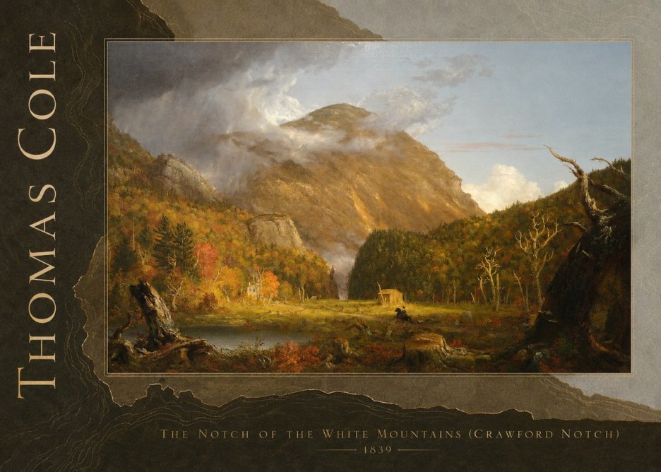 Thomas Cole The Notch of the White Mountains (Crawford Notch) No2 - Juliste