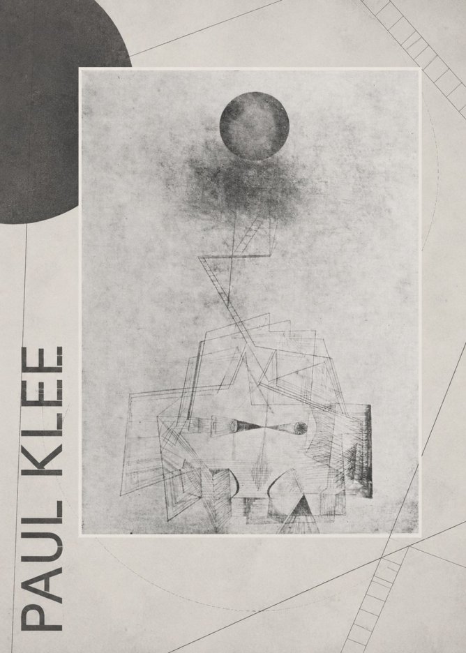 Paul Klee Abstract Study with Sphere and Ladder No6 - Juliste