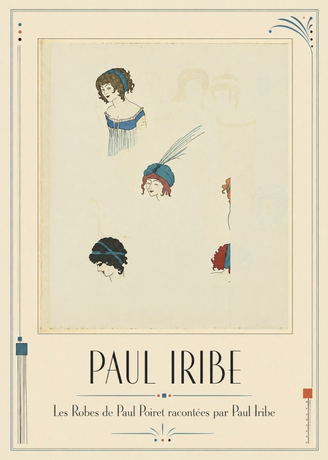 Paul Iribe Les Robes De Paul Poiret Racontées Par Paul Iribe No1 - Juliste