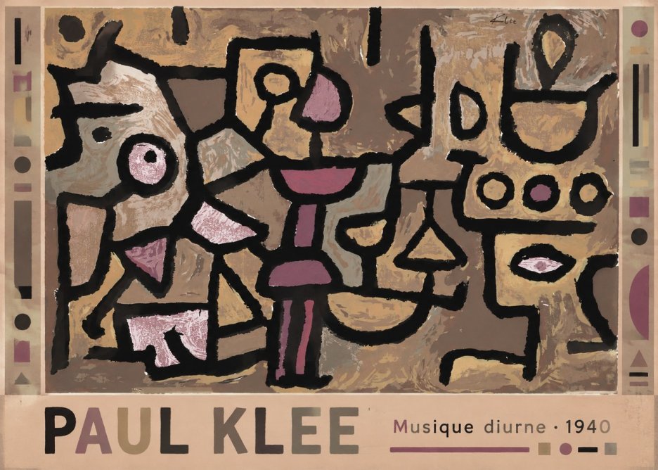 Paul Klee Musique Diurne No1 - Juliste