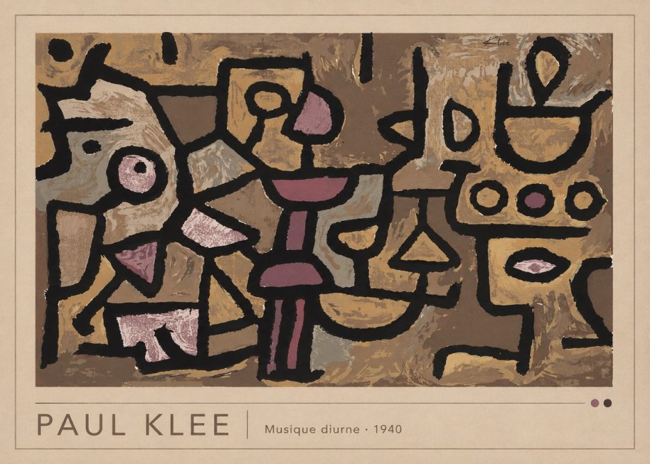 Paul Klee Musique Diurne No2 - Juliste