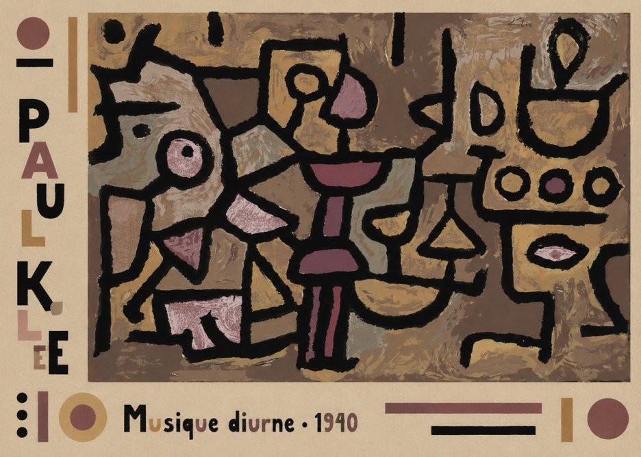 Paul Klee Musique Diurne No3 - Juliste