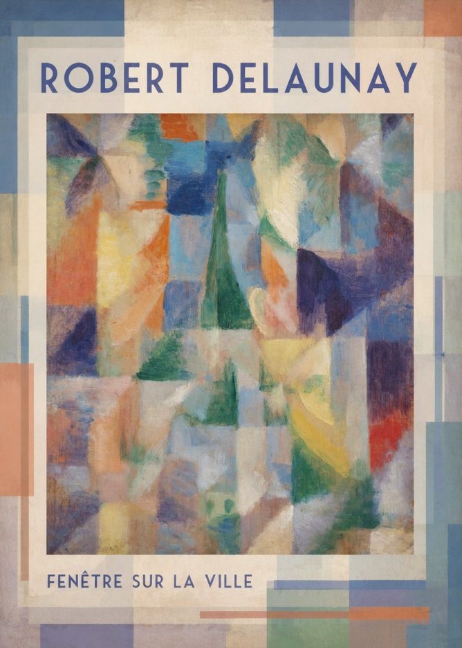 Robert Delaunay Fenêtre Sur La Ville No1 - Juliste
