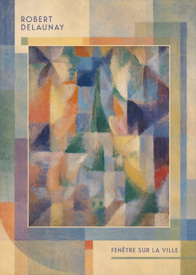 Robert Delaunay Fenêtre Sur La Ville No3 - Juliste
