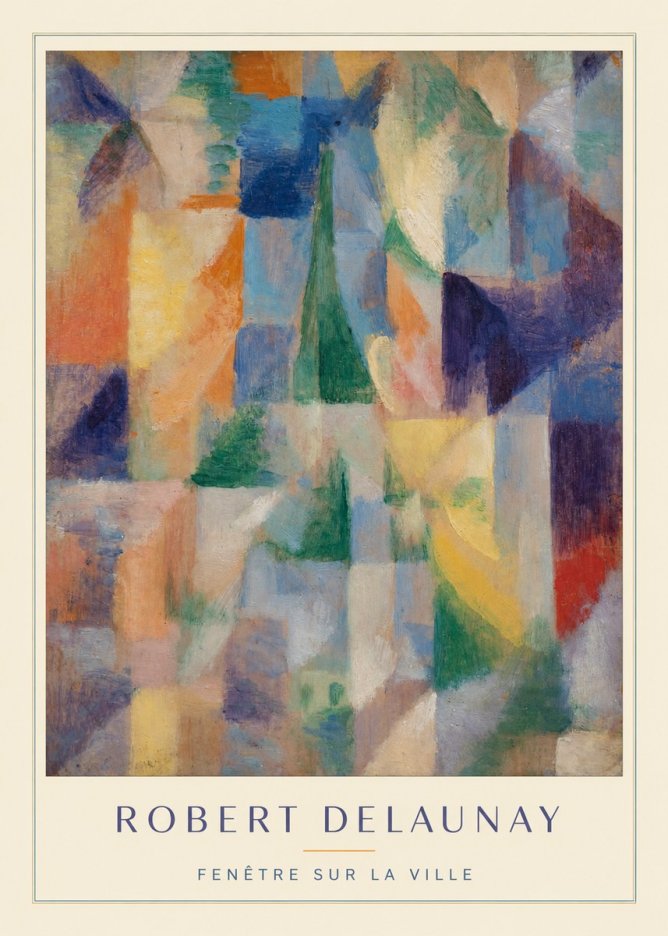 Robert Delaunay Fenêtre Sur La Ville No4 - Juliste