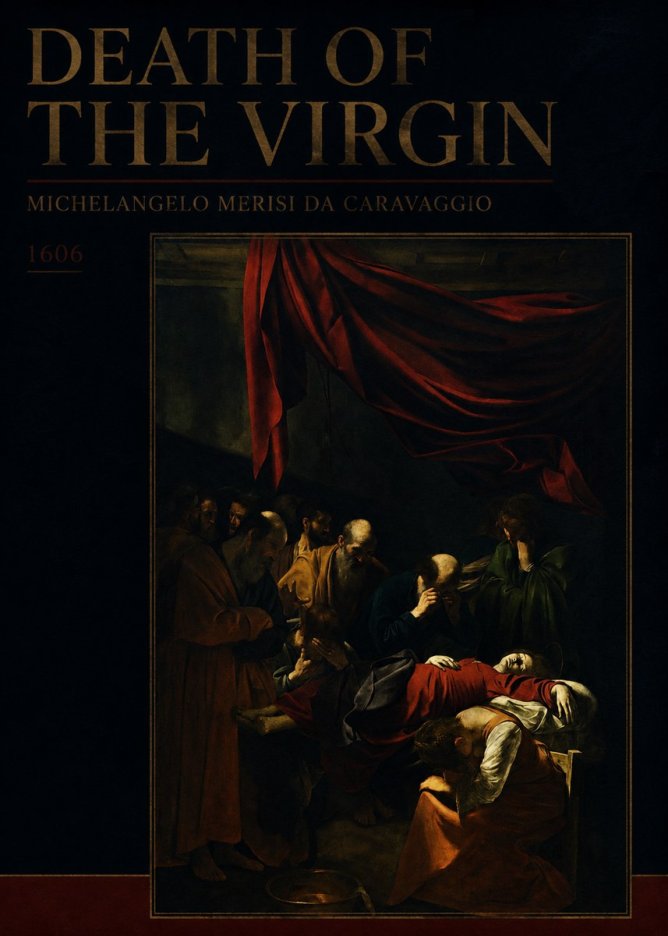 Michelangelo Merisi da Caravaggio Death of the Virgin No4 - Juliste