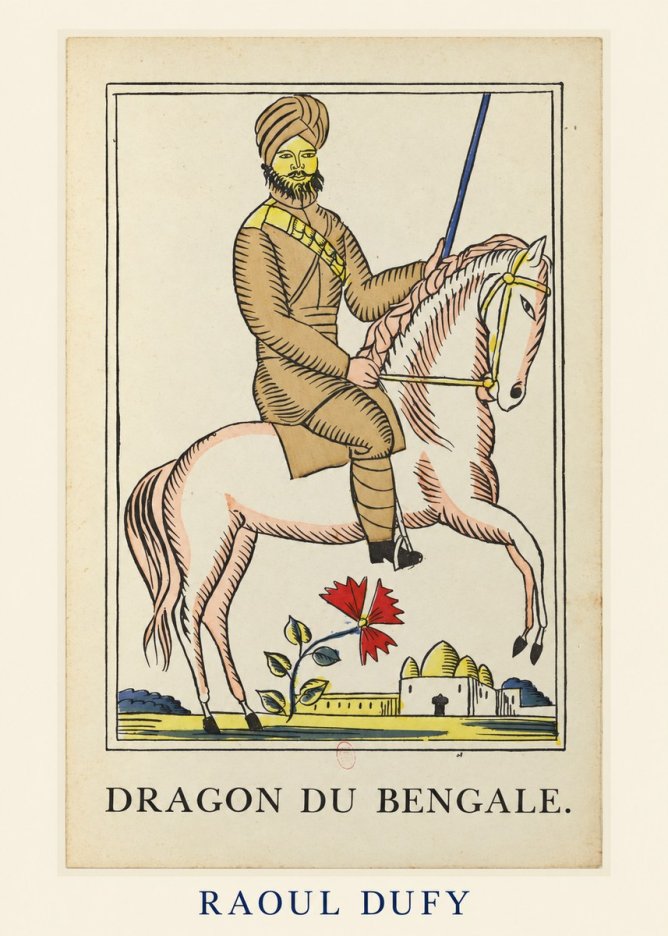 Raoul Dufy Dragon Du Bengale No3 - Juliste