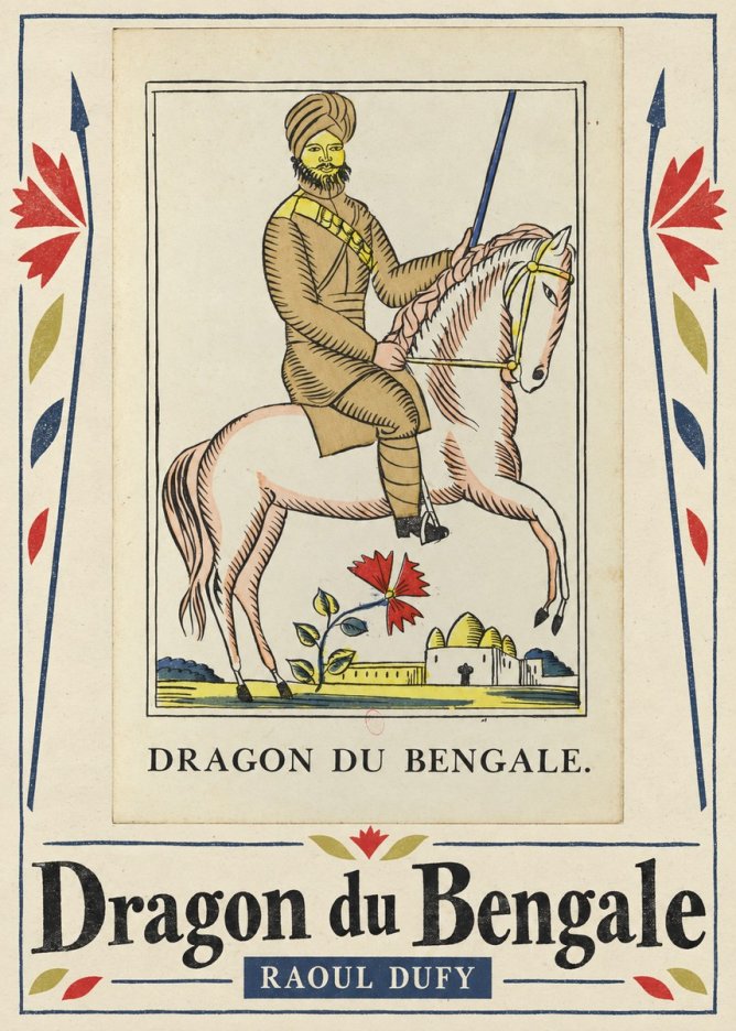Raoul Dufy Dragon Du Bengale No5 - Juliste