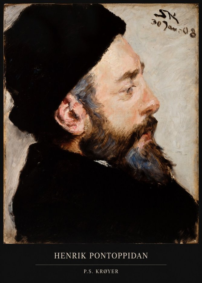 P.S. Krøyer Henrik Pontoppidan No5 - Juliste