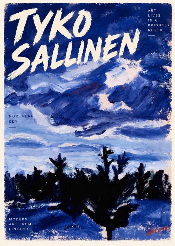Tyko Sallinen Northern Sky No4 - Juliste