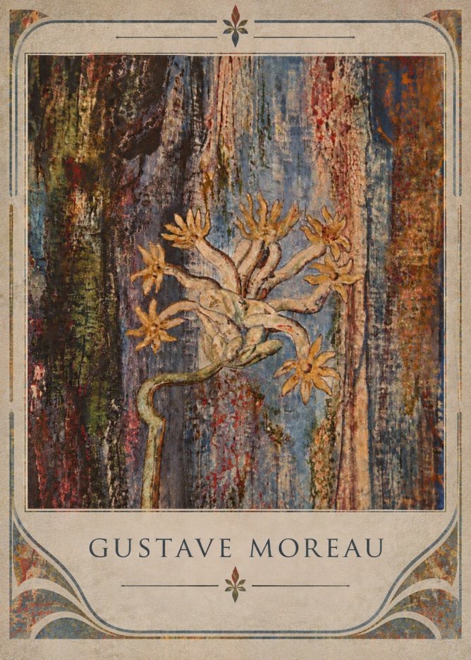 Gustave Moreau Fleur Mystérieuse No5 - Juliste