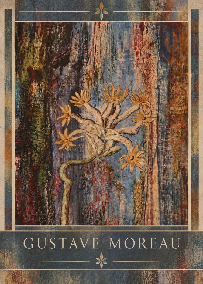 Gustave Moreau Fleur Mystérieuse No6 - Juliste