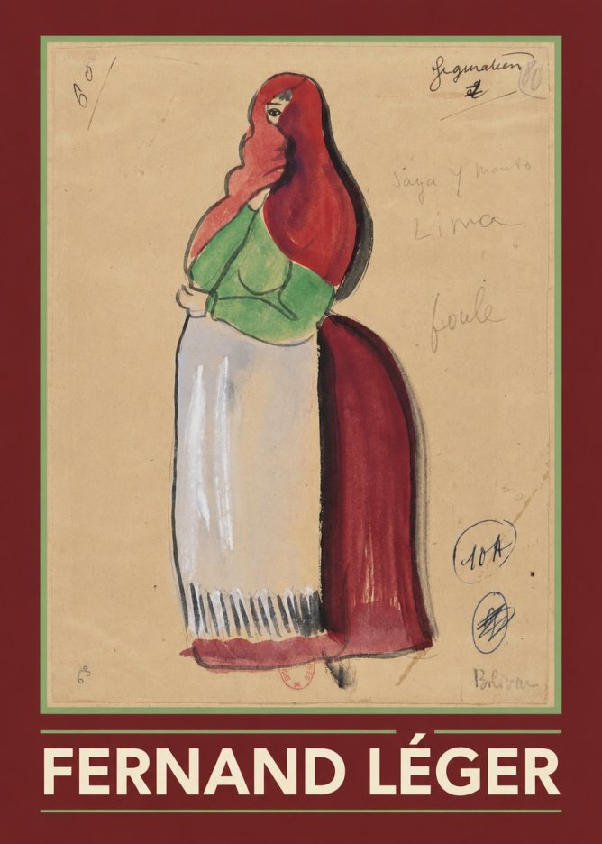 Fernand Léger Saja Y Manto Lima No1 - Juliste