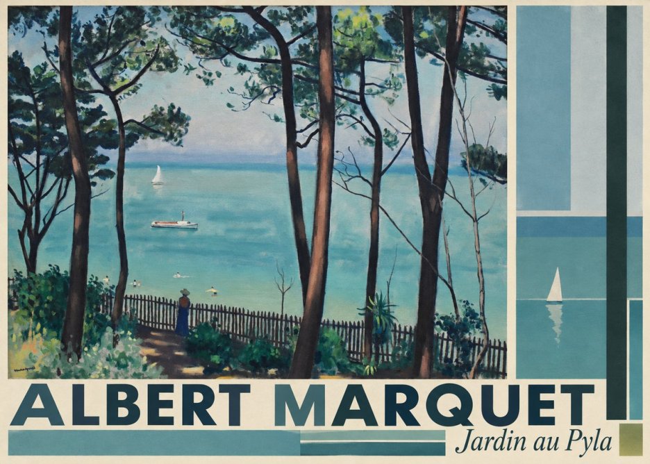 Albert Marquet Jardin Au Pyla No5 - Juliste