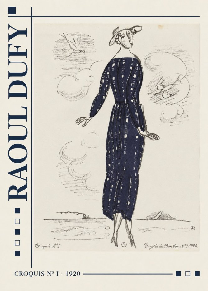 Raoul Dufy Croquis N° I · 1920 No2 - Juliste