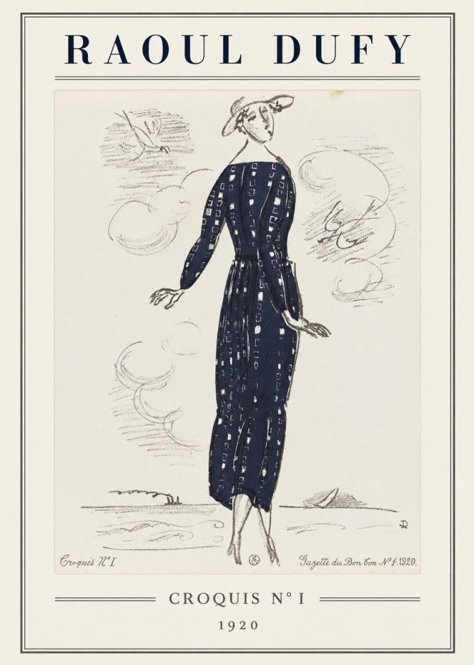 Raoul Dufy Croquis N° I · 1920 No5 - Juliste