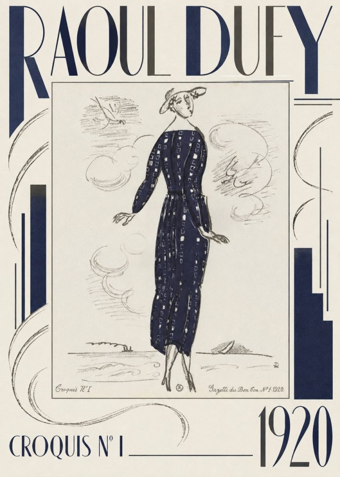 Raoul Dufy Croquis N° I · 1920 No6 - Juliste
