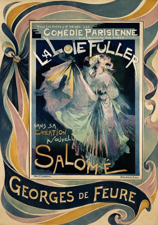 Georges de Feure La Loïe Fuller - Salomé I No5 - Juliste