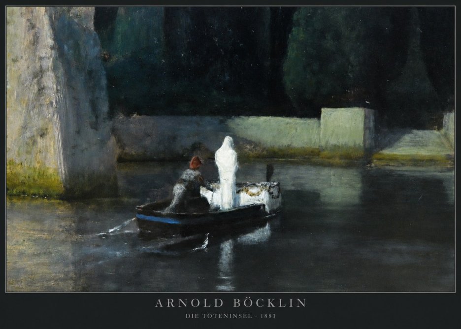 Arnold Böcklin Die Toteninsel IV No2 - Juliste