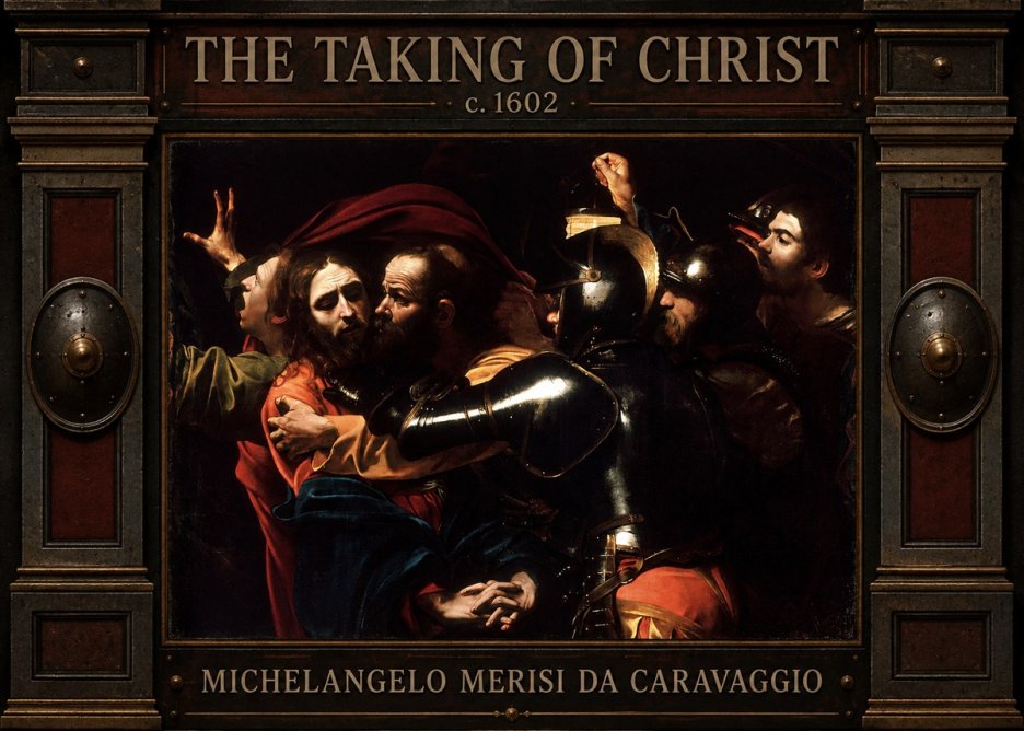 Michelangelo Merisi da Caravaggio The Taking of Christ II No4 - Juliste