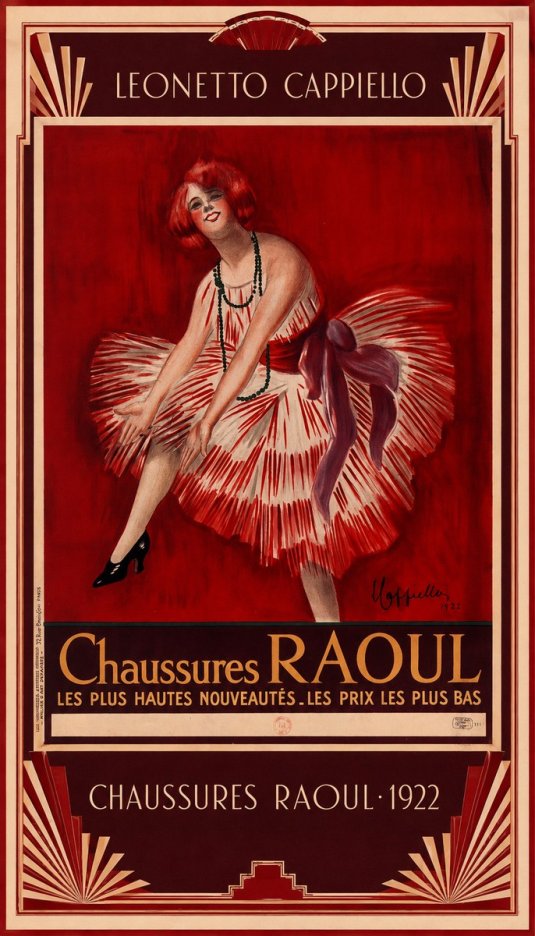 Leonetto Cappiello Chaussures Raoul No1 - Juliste
