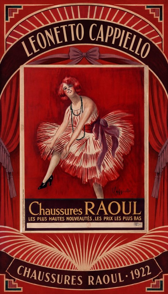 Leonetto Cappiello Chaussures Raoul No3 - Juliste