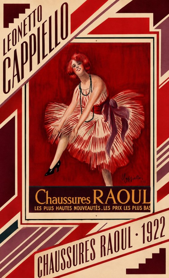 Leonetto Cappiello Chaussures Raoul No5 - Juliste