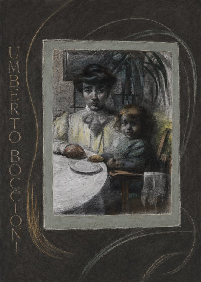 Umberto Boccioni Mother and Sister No3 - Juliste