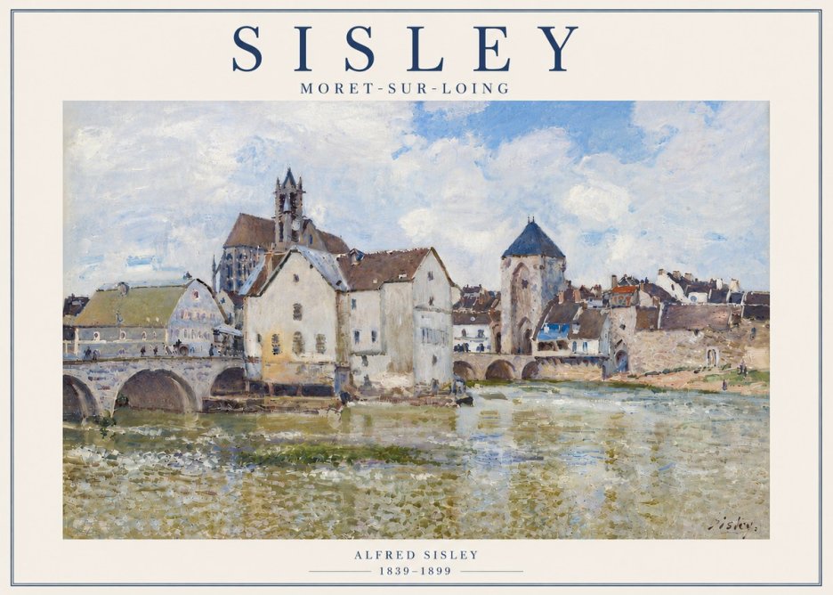 Sisley Moret-sur-loing No6 - Juliste