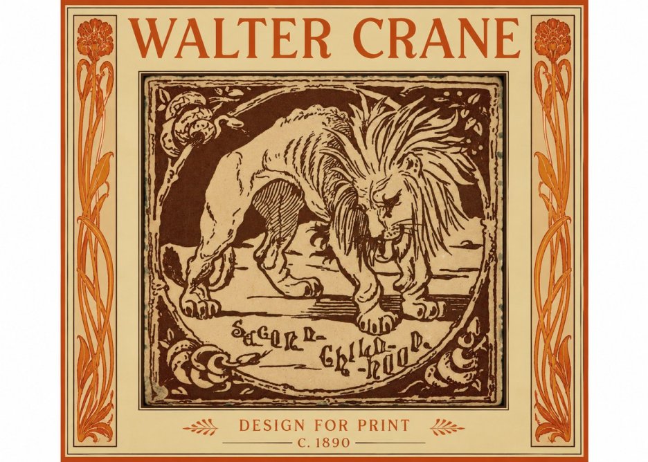 Walter Crane Sacred Childhood No3 - Juliste