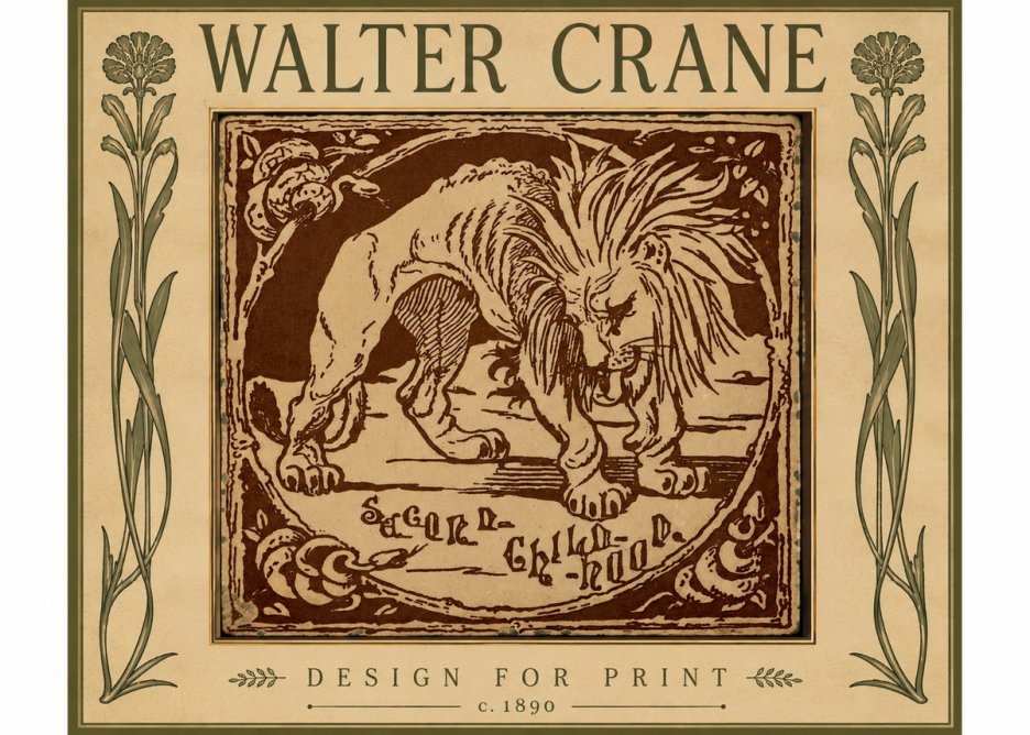 Walter Crane Sacred Childhood No5 - Juliste