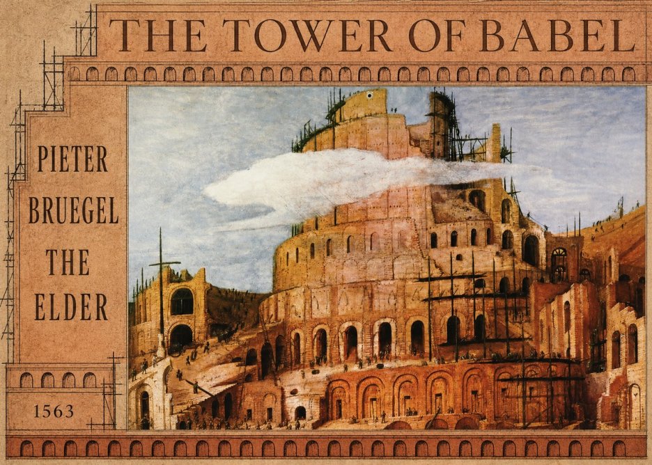 Pieter Bruegel The Tower of Babel XI No4 - Juliste