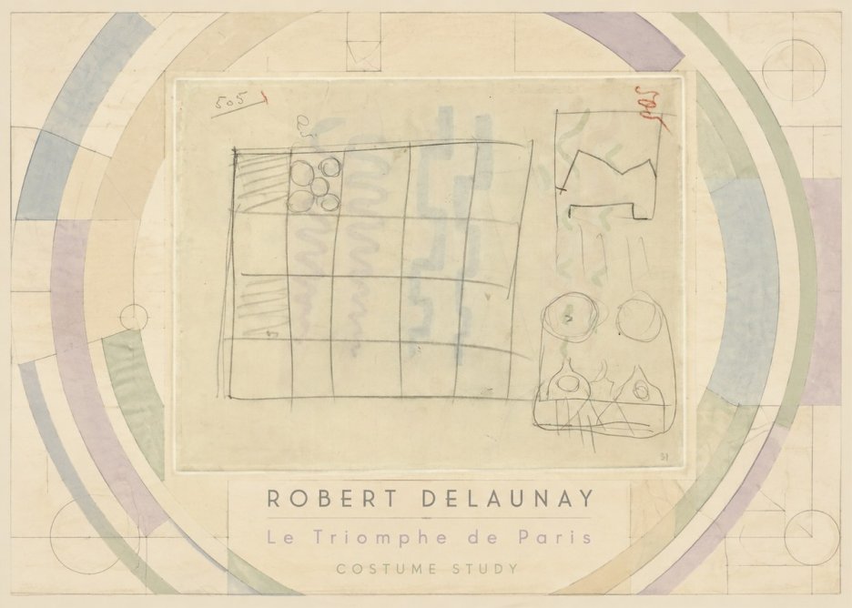 Robert Delaunay Le Triomphe De Paris - Costume Study No3 - Juliste