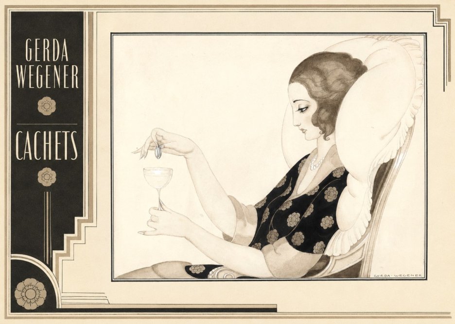 Gerda Wegener Cachets No2 - Juliste