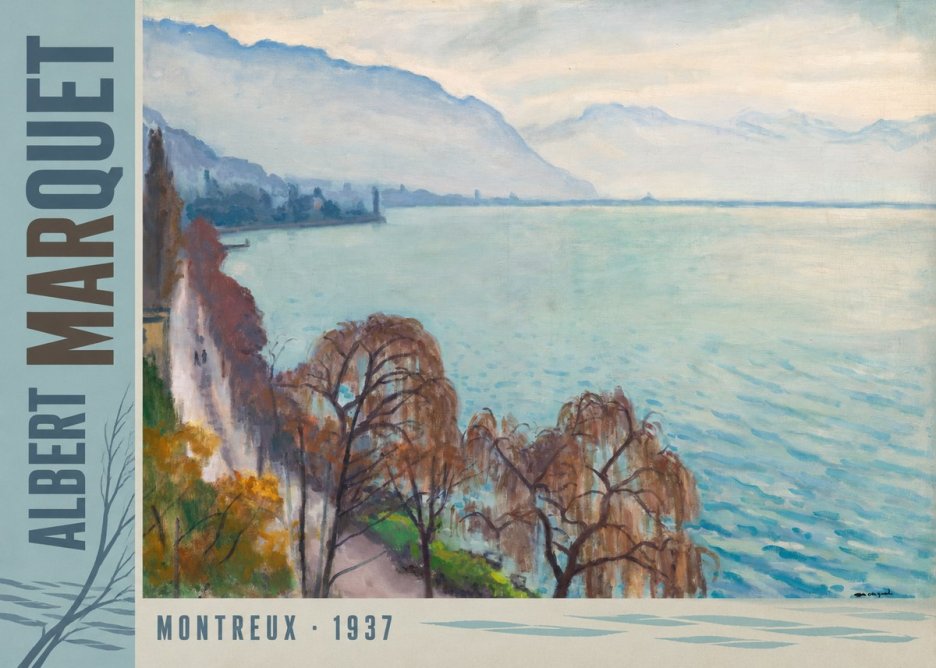 Albert Marquet Montreux No2 - Juliste