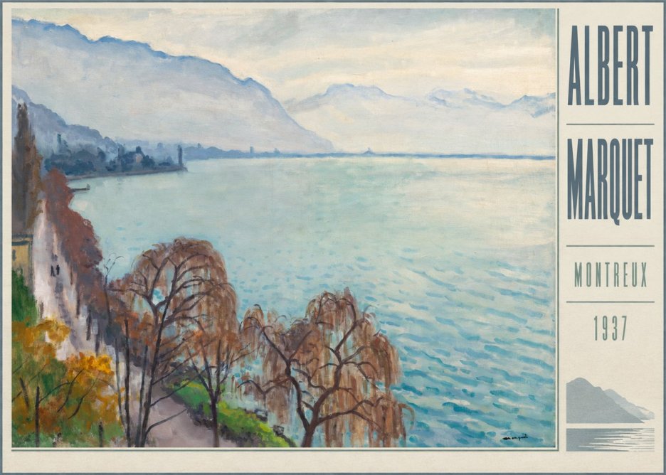 Albert Marquet Montreux No5 - Juliste
