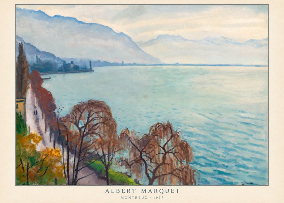 Albert Marquet Montreux No6 - Juliste