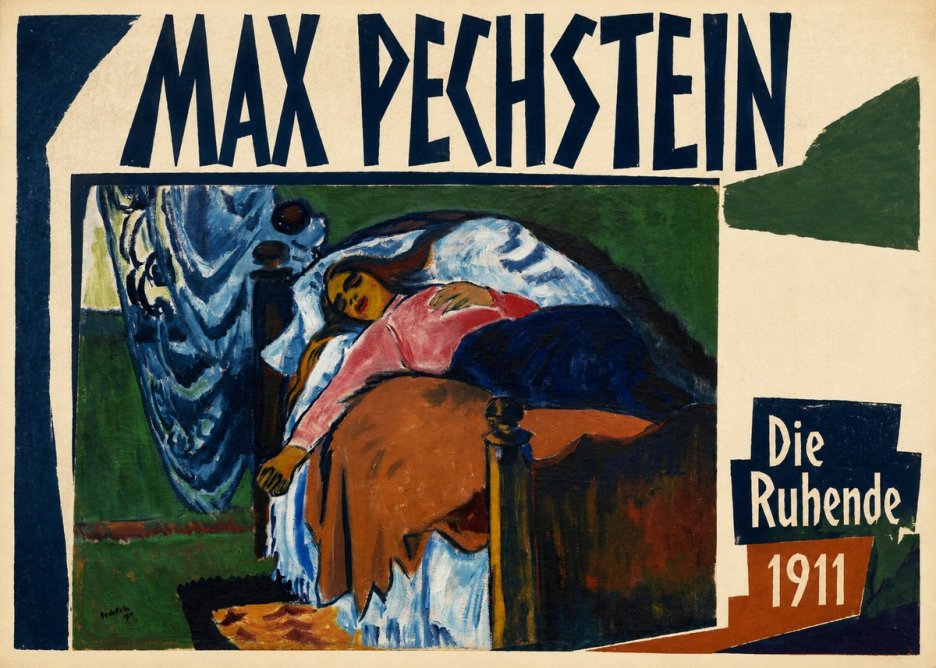 Max Pechstein Die Ruhende No3 - Juliste