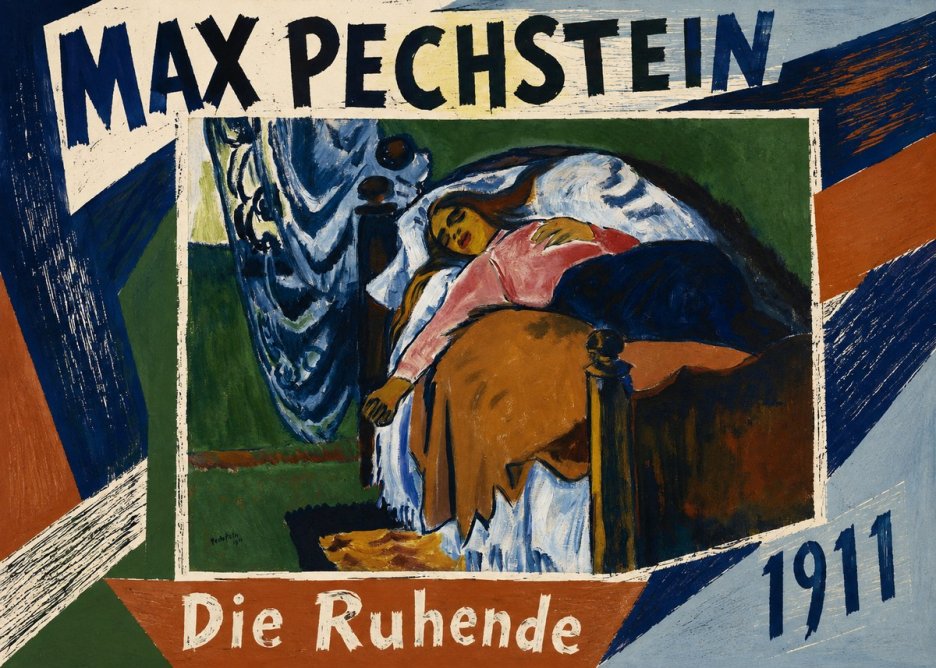 Max Pechstein Die Ruhende No5 - Juliste