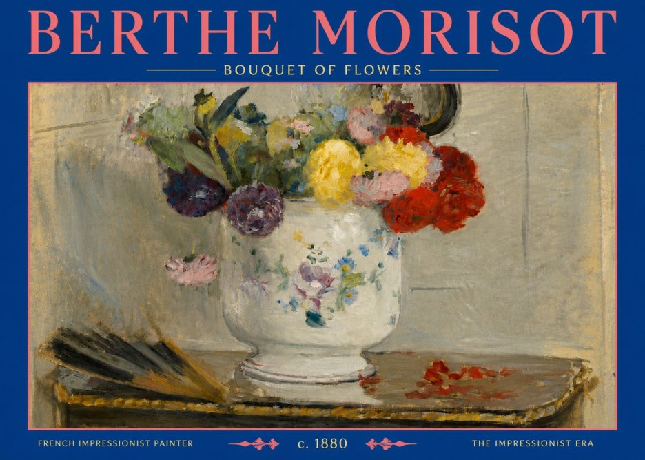 Berthe Morisot Bouquet of Flowers No5 - Juliste