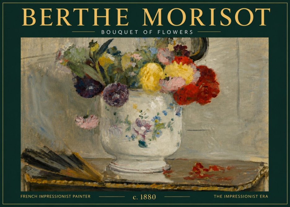 Berthe Morisot Bouquet of Flowers No6 - Juliste