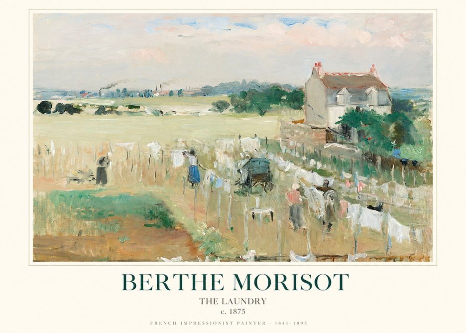 Berthe Morisot The Laundry No1 - Juliste