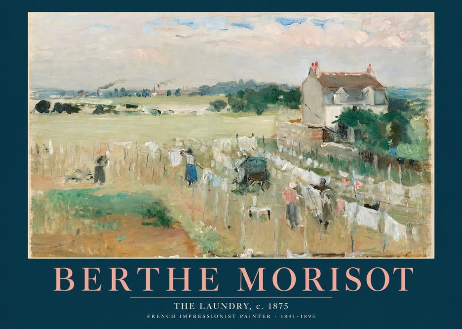 Berthe Morisot The Laundry No2 - Juliste